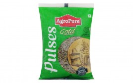 AgroPure Unpolished Moong Dal (Whole)   Pack  1 kilogram